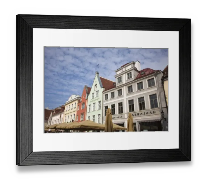 Framed Print : Estonia, Tallinn, buildings on Raekoja Plats, Town Hall Square Framed Print : Estonia, Tallinn, buildings on Raekoja Plats, Town Hall Square