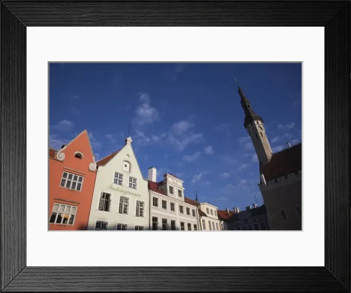 Framed Print : Estonia, Tallinn, buildings on Raekoja Plats, Town Hall Square Framed Print : Estonia, Tallinn, buildings on Raekoja Plats, Town Hall Square