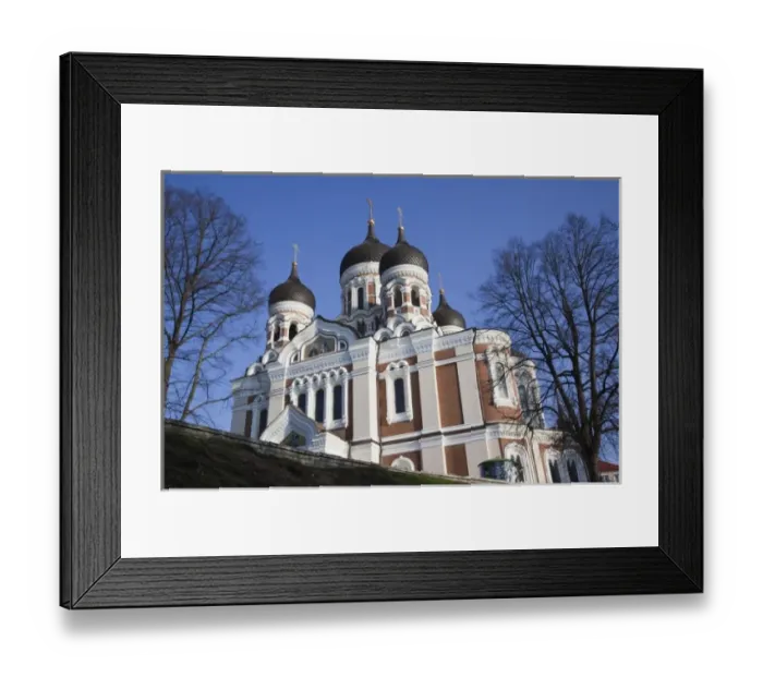 Framed Print : Estonia, Tallinn, Old Town, Toompea, Alexander Nevsky Russian Orthodox Cathedral