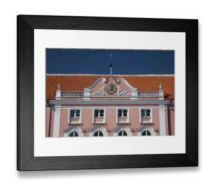 Framed Print : Estonia, Tallinn, Old Town, Toompea, Toompea Castle, detail Framed Print : Estonia, Tallinn, Old Town, Toompea, Toompea Castle, detail