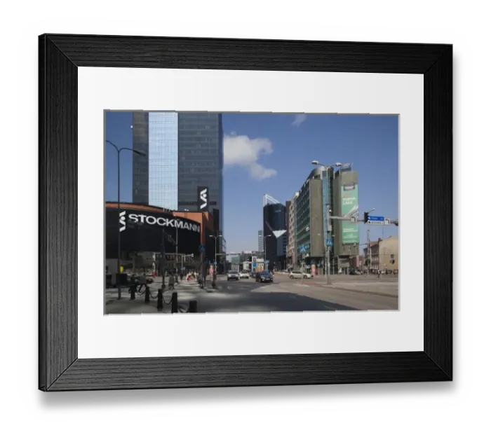 Framed Print : Estonia, Tallinn, New Town highrise buildings on Tartu Mantee Street Framed Print : Estonia, Tallinn, New Town highrise buildings on Tartu Mantee Street