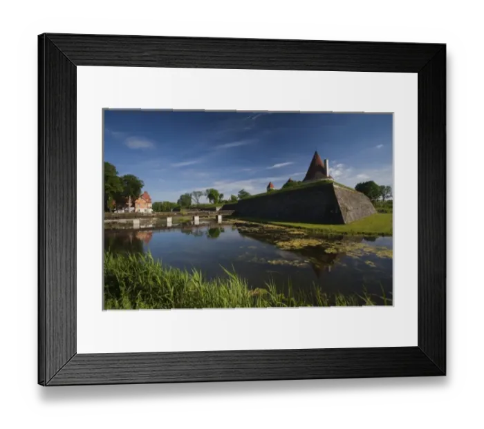 Framed Print : Estonia, Western Estonia Islands, Saaremaa Island, Kuressaare, Kuressaare Castle