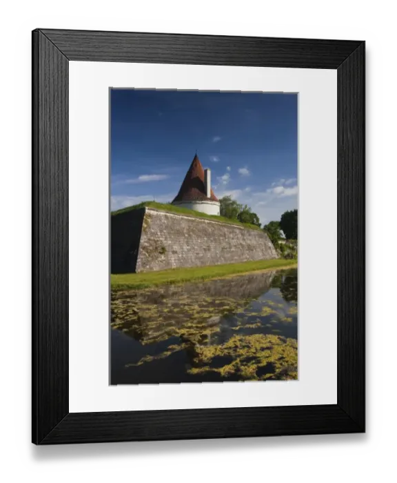 Framed Print : Estonia, Western Estonia Islands, Saaremaa Island, Kuressaare, Kuressaare Castle