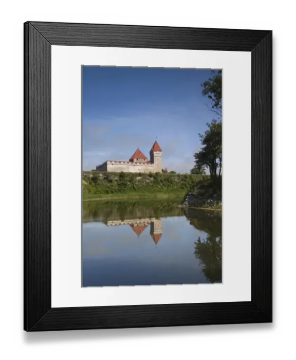 Framed Print : Estonia, Western Estonia Islands, Saaremaa Island, Kuressaare, Kuressaare Castle, morning