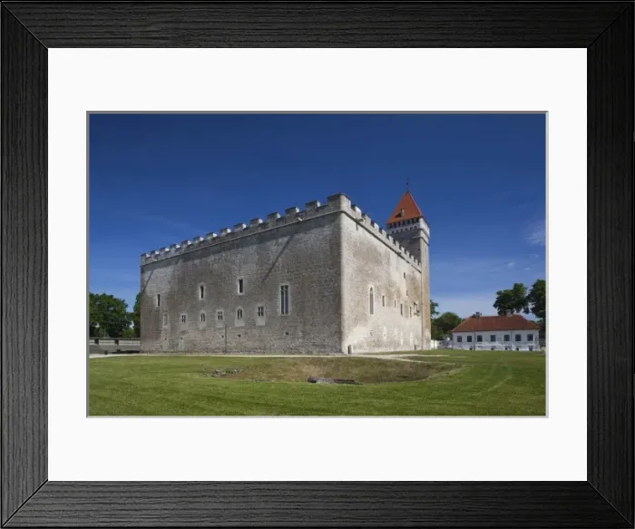 Framed Print : Estonia, Western Estonia Islands, Saaremaa Island, Kuressaare, Kuressaare Castle