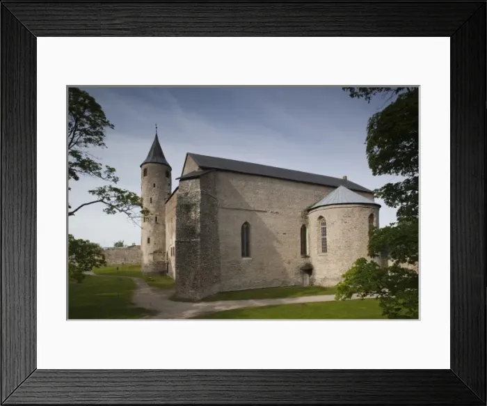 Framed Print : Estonia, Western Estonia, Haapsalu, Bishops Castle, 13th century, castle courtyard Framed Print : Estonia, Western Estonia, Haapsalu, Bishops Castle, 13th century, castle courtyard