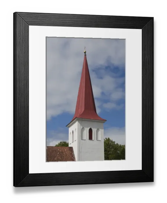 Framed Print : Estonia, Western Estonia, Haapsalu, St. Johns church Framed Print : Estonia, Western Estonia, Haapsalu, St. Johns church