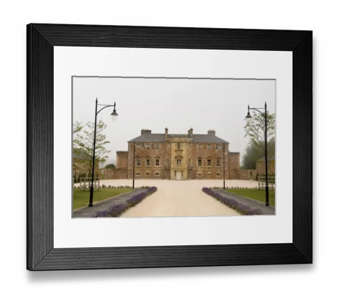 Framed Print : Beautiful Archerfield House castle in Gullane Scotland in Lowlands