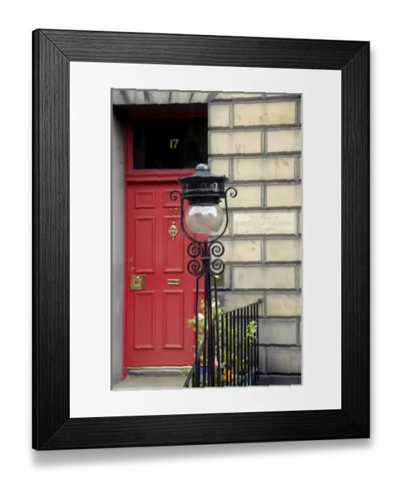 Framed Print : Europe, Scotland, Edinburgh. Robert Louis Stevensons childhood home. THIS IMAGE Framed Print : Europe, Scotland, Edinburgh. Robert Louis Stevensons childhood home. THIS IMAGE