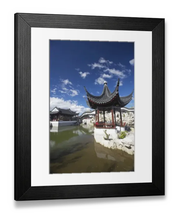 Framed Print : Chinese Gardens, Dunedin, Otago, South Island, New Zealand