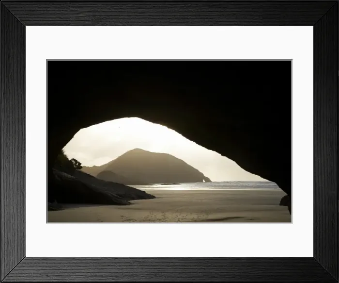 Framed Print : Sea Cave, Wharariki Beach, near Cape Farewell, North West Nelson Region, South Island Framed Print : Sea Cave, Wharariki Beach, near Cape Farewell, North West Nelson Region, South Island