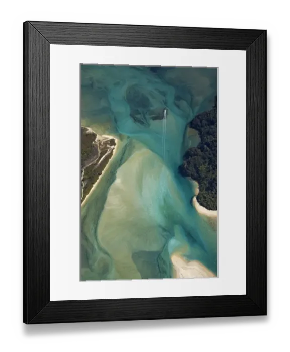 Framed Print : Tidal Patterns, Awaroa Inlet, Abel Tasman National Park, Nelson Region, South Island Framed Print : Tidal Patterns, Awaroa Inlet, Abel Tasman National Park, Nelson Region, South Island