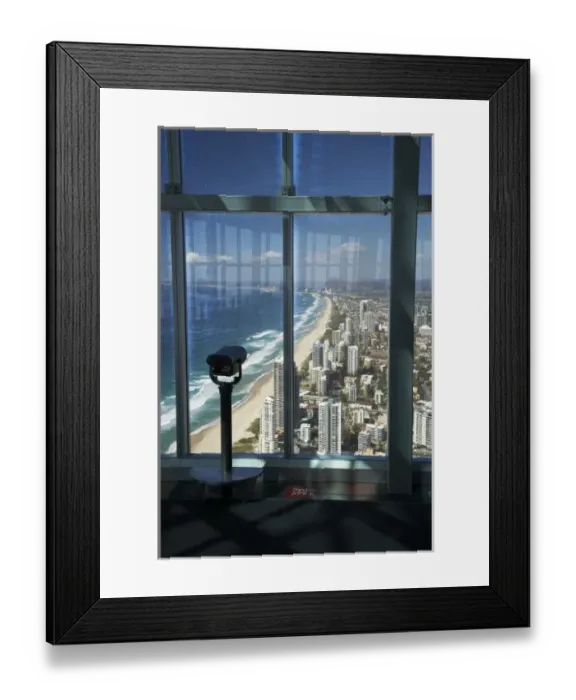 Framed Print : Australia, Queensland, Gold Coast, View From Q1 Skyscraper, Surfers Paradise Framed Print : Australia, Queensland, Gold Coast, View From Q1 Skyscraper, Surfers Paradise
