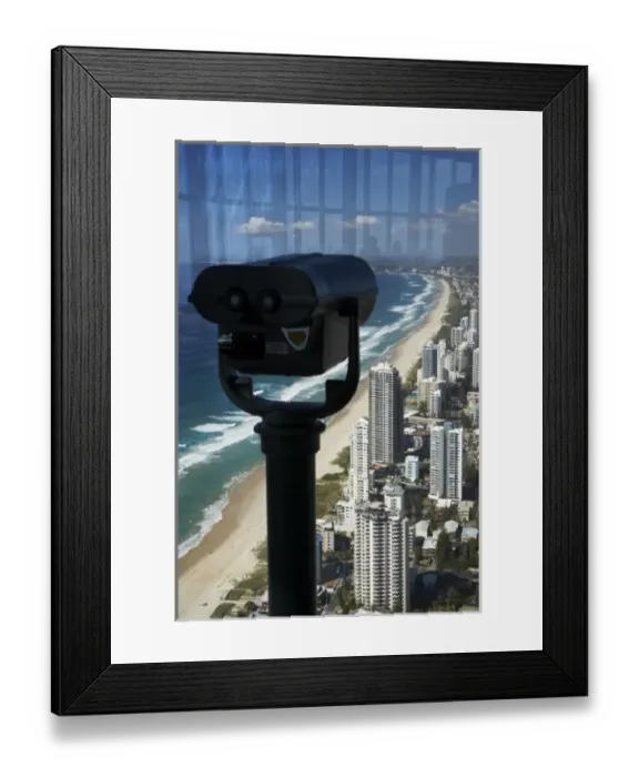 Framed Print : Australia, Queensland, Gold Coast, View From Q1 Skyscraper, Surfers Paradise Framed Print : Australia, Queensland, Gold Coast, View From Q1 Skyscraper, Surfers Paradise