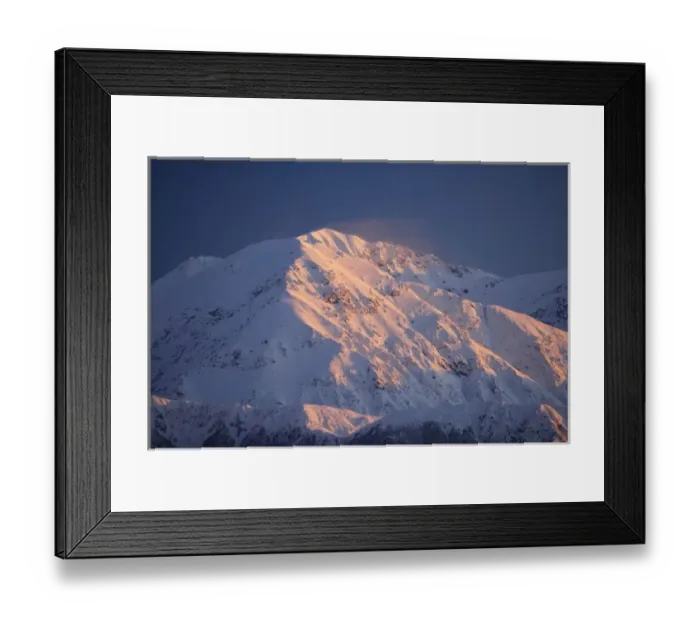 Framed Print : New Zealand, South Island, Kaikoura, Alpenglow Lighting Seaward Kaikoura Range at Dawn Framed Print : New Zealand, South Island, Kaikoura, Alpenglow Lighting Seaward Kaikoura Range at Dawn