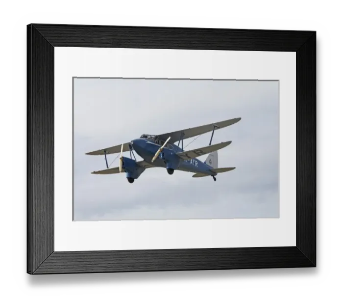 Framed Print : New Zealand, Otago, Wanaka, Warbirds Over Wanaka, De Havilland D. H. 90A Dragonfly Biplane Framed Print : New Zealand, Otago, Wanaka, Warbirds Over Wanaka, De Havilland D. H. 90A Dragonfly Biplane