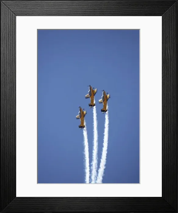 Framed Print : New Zealand, Otago, Wanaka, Warbirds Over Wanaka, The Red Checkers Aerobatic Display