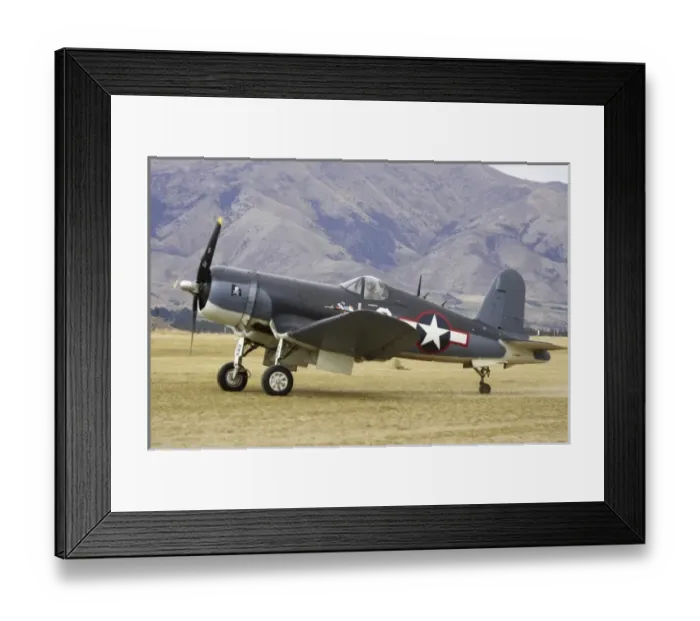 Framed Print : New Zealand, Otago, Wanaka, Warbirds Over Wanaka, Goodyear Corsair FG-1D whispering Framed Print : New Zealand, Otago, Wanaka, Warbirds Over Wanaka, Goodyear Corsair FG-1D whispering