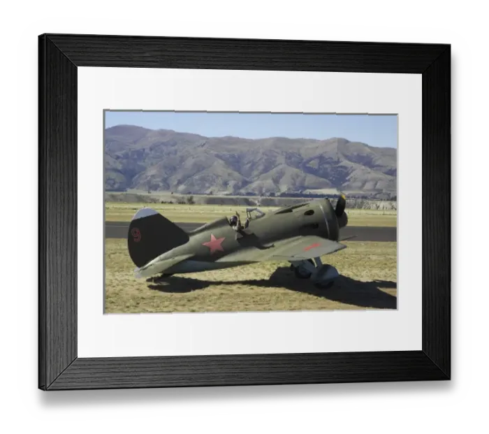 Framed Print : New Zealand, Otago, Wanaka, Warbirds Over Wanaka, Ploikarpov 1-16 monoplane - Russian Framed Print : New Zealand, Otago, Wanaka, Warbirds Over Wanaka, Ploikarpov 1-16 monoplane - Russian