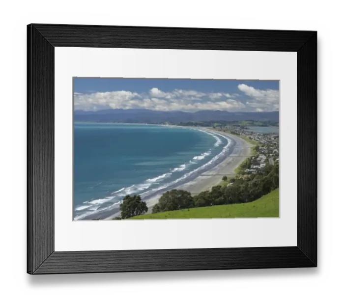 Framed Print : New Zealand, North Island, Bay of Plenty, Ohope Beach