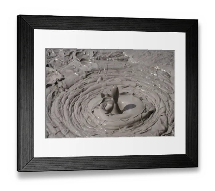 Framed Print : New Zealand, North Island, Rotorua, Boiling Mud in thermal area Framed Print : New Zealand, North Island, Rotorua, Boiling Mud in thermal area
