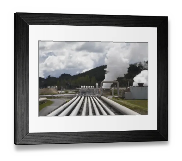 Framed Print : New Zealand, North Island, near Taupo, Wairakei Geothermal Power Station Framed Print : New Zealand, North Island, near Taupo, Wairakei Geothermal Power Station