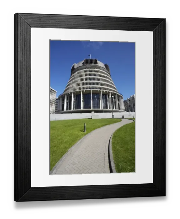 Framed Print : New Zealand, North Island, Wellington, The Beehive, Parliament Buildings Framed Print : New Zealand, North Island, Wellington, The Beehive, Parliament Buildings
