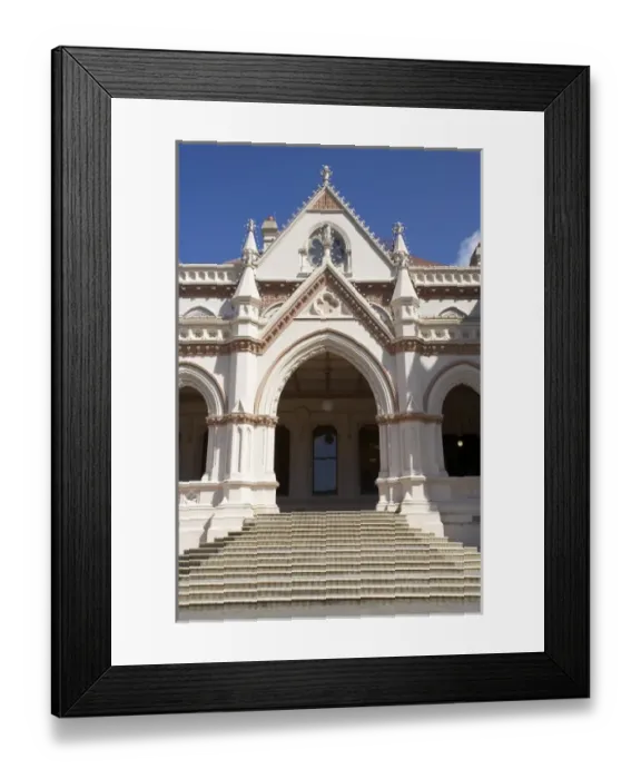 Framed Print : New Zealand, North Island, Wellington, Parliamentary Library, Parliament Buildings