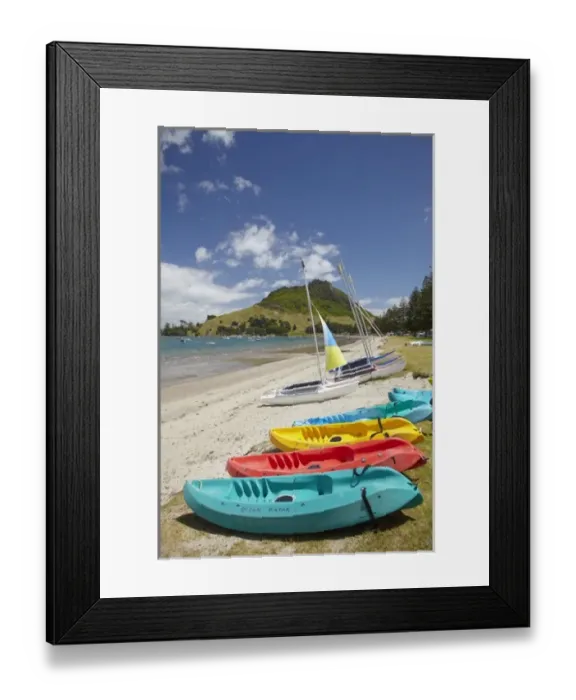 Framed Print : Kayaks, Mount Maunganui, Tauranga, Bay of Plenty, North Island, New Zealand Framed Print : Kayaks, Mount Maunganui, Tauranga, Bay of Plenty, North Island, New Zealand