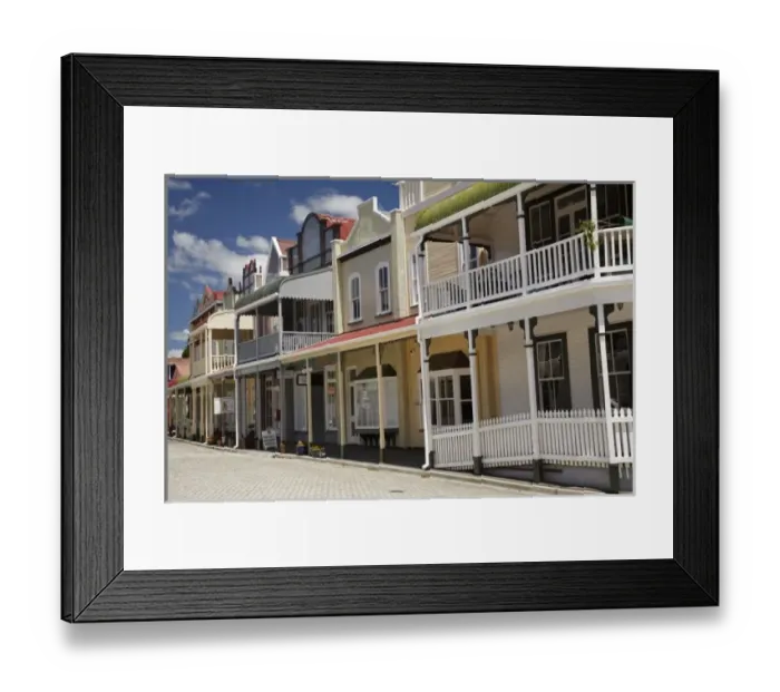 Framed Print : Village on 17th, Replica Historic Village, Tauranga, Bay of Plenty, North Island Framed Print : Village on 17th, Replica Historic Village, Tauranga, Bay of Plenty, North Island