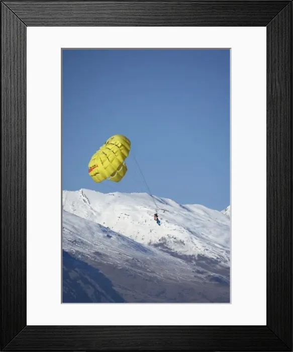 Framed Print : The Remarkables, and Paraglider, Queenstown, South Island, New Zealand Framed Print : The Remarkables, and Paraglider, Queenstown, South Island, New Zealand