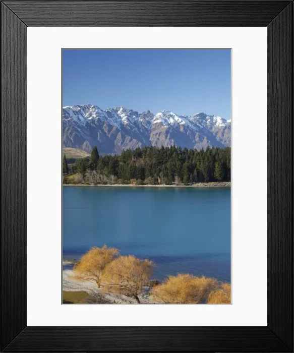 Framed Print : The Remarkables and Lake Wakatipu, Queenstown, South Island, New Zealand