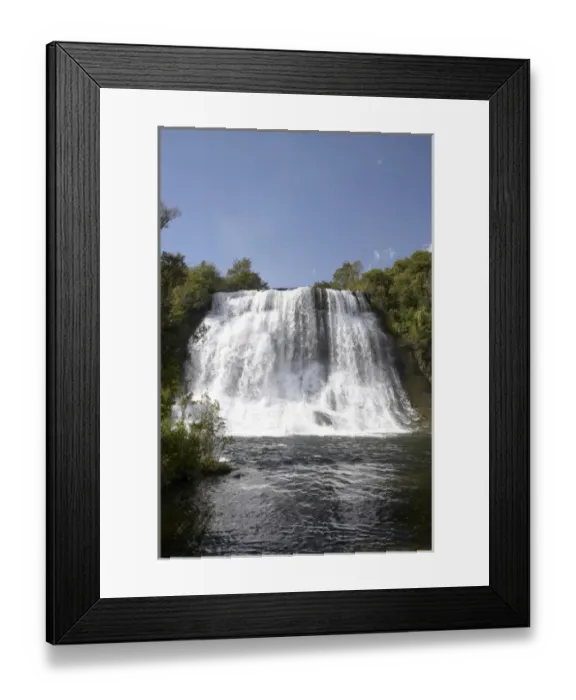 Framed Print : Papakorito Falls, Te Urewera National Park, Eastland, North Island, New Zealand