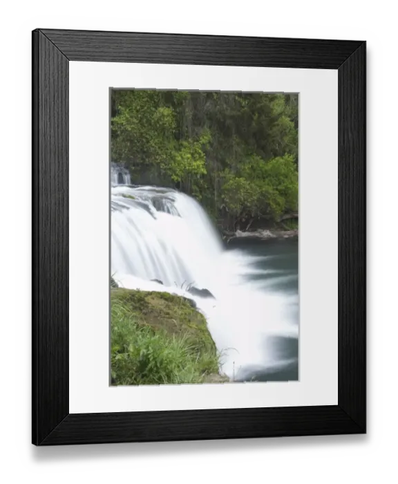 Framed Print : Maraetotara Waterfall, Hawkes Bay, North Island, New Zealand