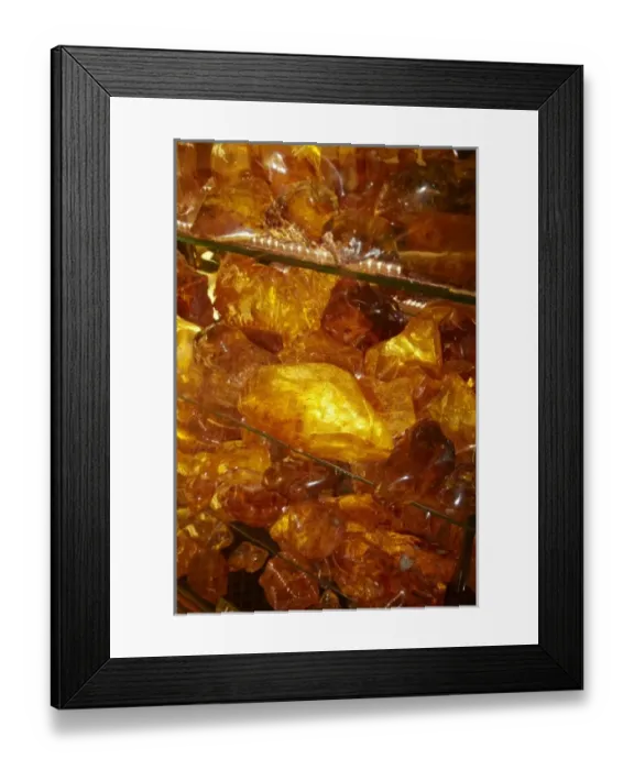Framed Print : Kauri Gum, The Kauri Museum, Matakohe, Northland, North Island, New Zealand