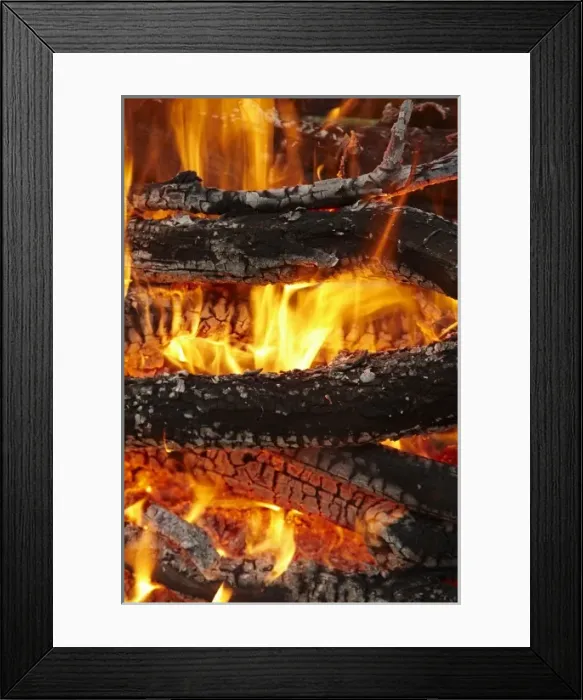 Framed Print : Campfire, Central Otago, South Island, New Zealand Framed Print : Campfire, Central Otago, South Island, New Zealand