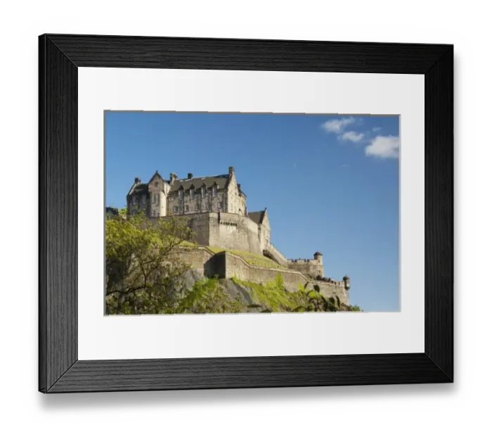 Framed Print : Scotland, Edinburgh. Historic hilltop Edinburgh Castle Framed Print : Scotland, Edinburgh. Historic hilltop Edinburgh Castle