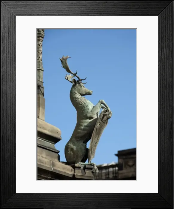 Framed Print : Scotland, Edinburgh, The Royal Mile. Memorial statue to 7th Duke of Queensberry Framed Print : Scotland, Edinburgh, The Royal Mile. Memorial statue to 7th Duke of Queensberry