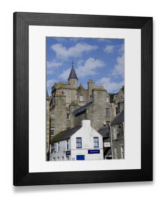 Framed Print : Scotland, Shetland Islands, Mainland, Lerwick. Traditional historic stone architecture Framed Print : Scotland, Shetland Islands, Mainland, Lerwick. Traditional historic stone architecture