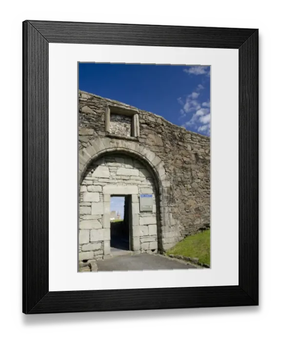 Framed Print : Scotland, Shetland Islands, Mainland, Lerwick. Historic Fort Charlotte, c. 1655 Framed Print : Scotland, Shetland Islands, Mainland, Lerwick. Historic Fort Charlotte, c. 1655