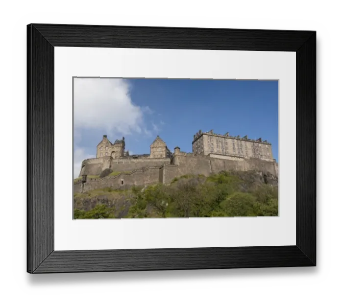 Framed Print : Scotland, Edinburgh. Historic hilltop Edinburgh Castle Framed Print : Scotland, Edinburgh. Historic hilltop Edinburgh Castle