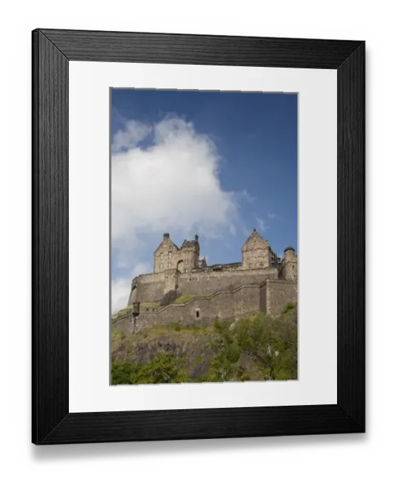 Framed Print : Scotland, Edinburgh. Historic hilltop Edinburgh Castle Framed Print : Scotland, Edinburgh. Historic hilltop Edinburgh Castle