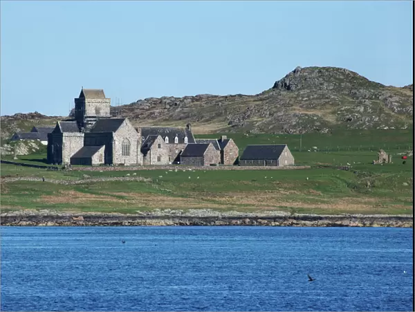 Iona Abbey, Iona, just off Isle of Mull, Scotland, United Kingdom