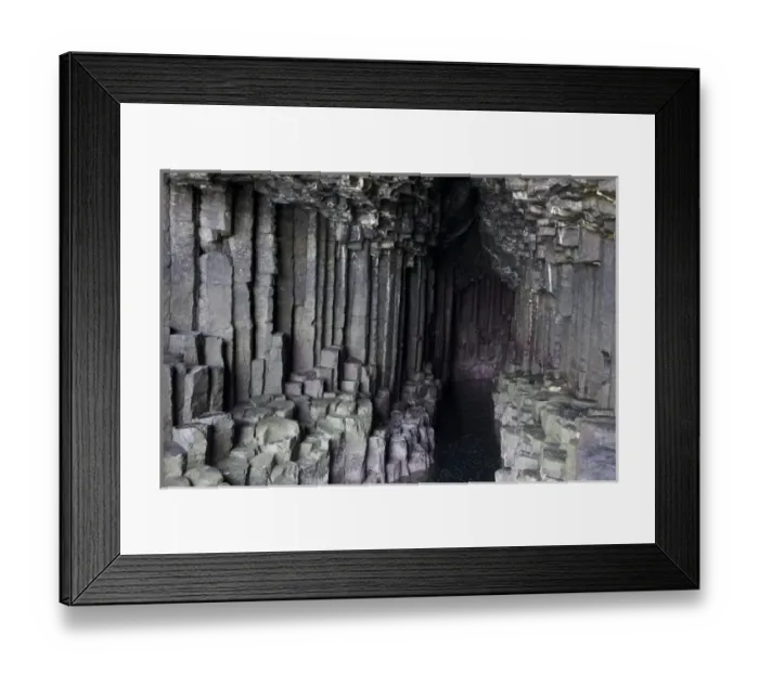 Framed Print : Basalt Columns in Fingals Cave, Staffa, off Isle of Mull, Scotland, United Kingdom Framed Print : Basalt Columns in Fingals Cave, Staffa, off Isle of Mull, Scotland, United Kingdom