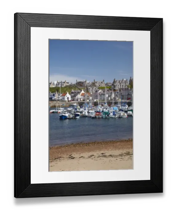 Framed Print : Marina, Findochty, Moray, Scotland, United Kingdom