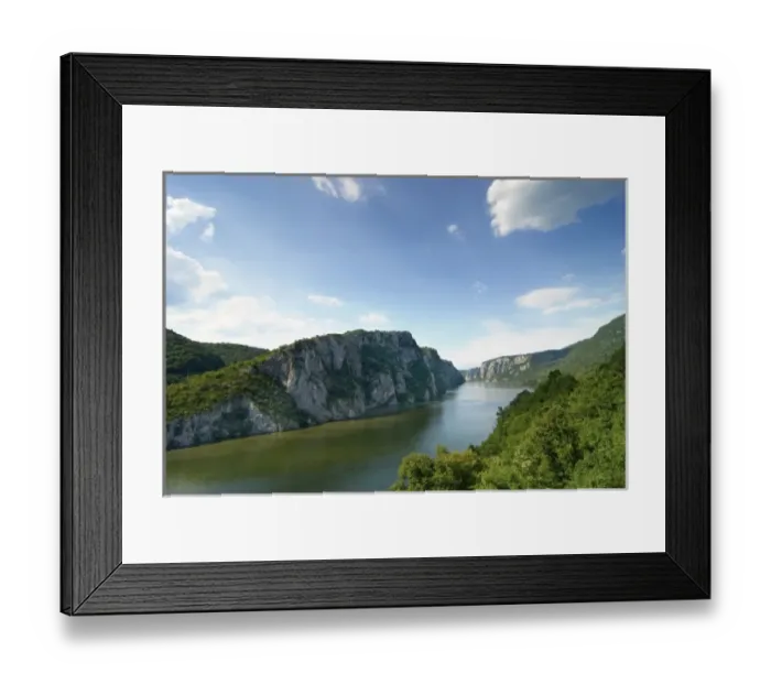 Framed Print : Serbia, Danube at Iron Gates Framed Print : Serbia, Danube at Iron Gates