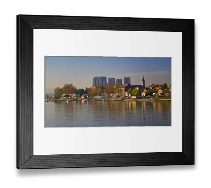 Framed Print : Arriving Belgrade Serbia Framed Print : Arriving Belgrade Serbia