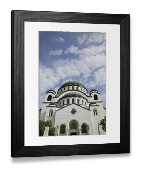 Framed Print : SERBIA, Belgrade. Sveti Sava Orthodox Church (Worlds Biggest Orthodox Church) Framed Print : SERBIA, Belgrade. Sveti Sava Orthodox Church (Worlds Biggest Orthodox Church)