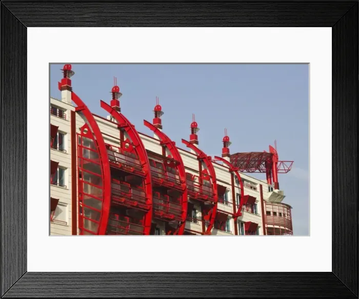 Framed Print : SERBIA, Novi Belgrade. Futuristic Business Center on Boulevard Mihajla Pupina Framed Print : SERBIA, Novi Belgrade. Futuristic Business Center on Boulevard Mihajla Pupina