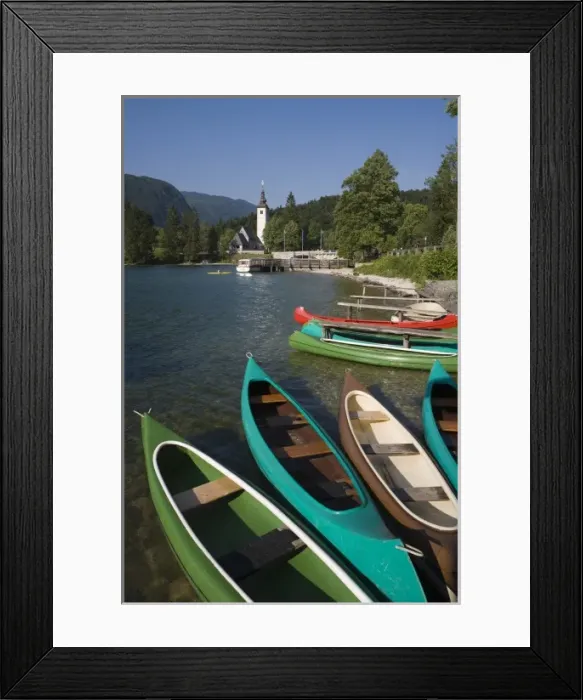 Framed Print : Lake Bohinj, Slovenia Framed Print : Lake Bohinj, Slovenia